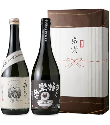 Amazon.co.jp: 千代むすび 鬼太郎のツボ 本醸造辛口 360ml 箱付 日本酒